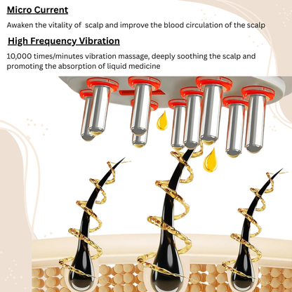 NourishGlow Hair Massager